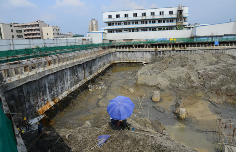 石碣地王廣場(chǎng)基坑支護(hù)工程